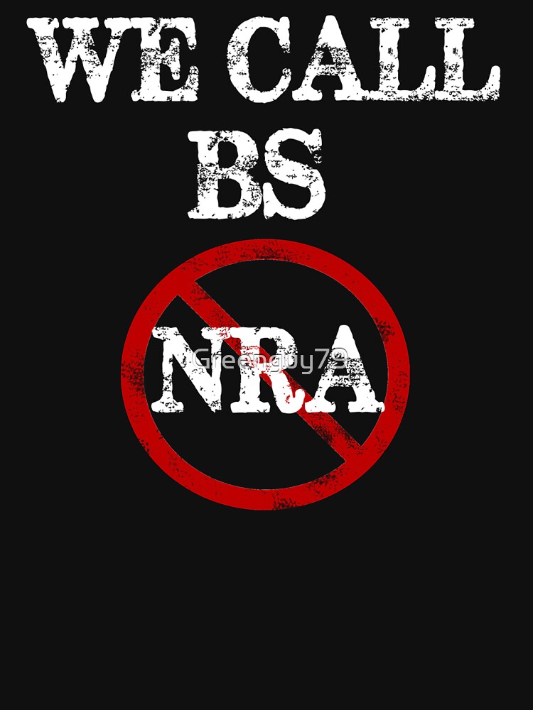 "We Call BS Anti NRA Badge Gun Control Vintage Retro Style Political ...