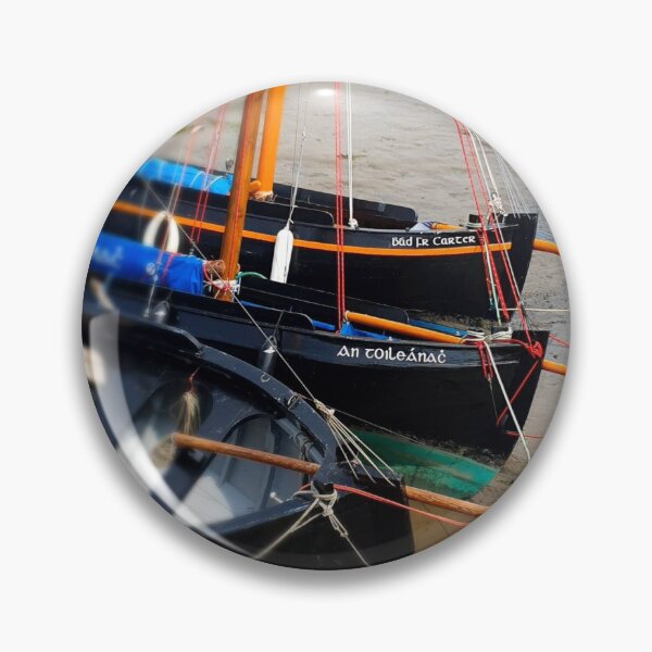 Item preview, The Boats in Kinvara designed and sold by ellie-irl.