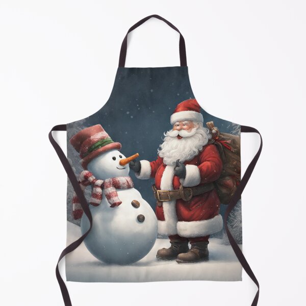 Item preview, Santa Claus with snowman designed and sold by Veremis.