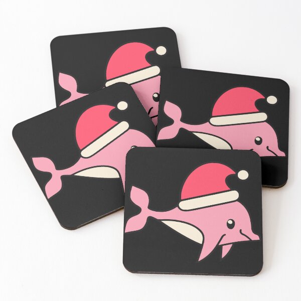 Item preview, river pink dolphin christmas designed and sold by The  Knick Knack Nook.