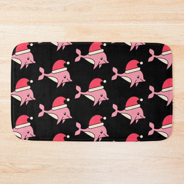 Item preview, river pink dolphin christmas designed and sold by The  Knick Knack Nook.