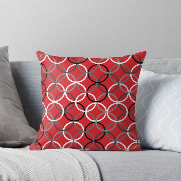 Item preview, Black and White Circlets Red designed and sold by Bellewood222.