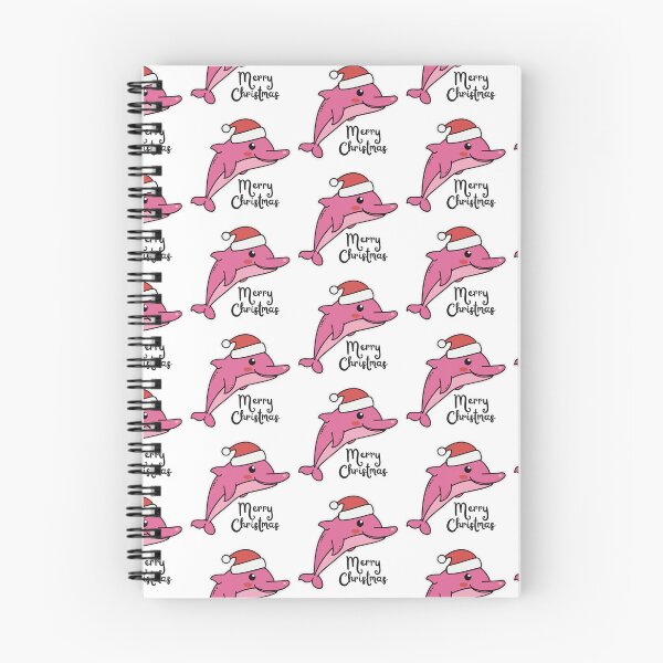 Item preview, river pink dolphin river xmas designed and sold by The  Knick Knack Nook.
