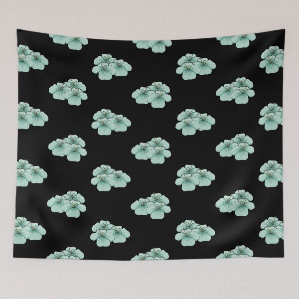Item preview, Cartoon Mint Floral (Pattern) designed and sold by MadeByGeeClowes.