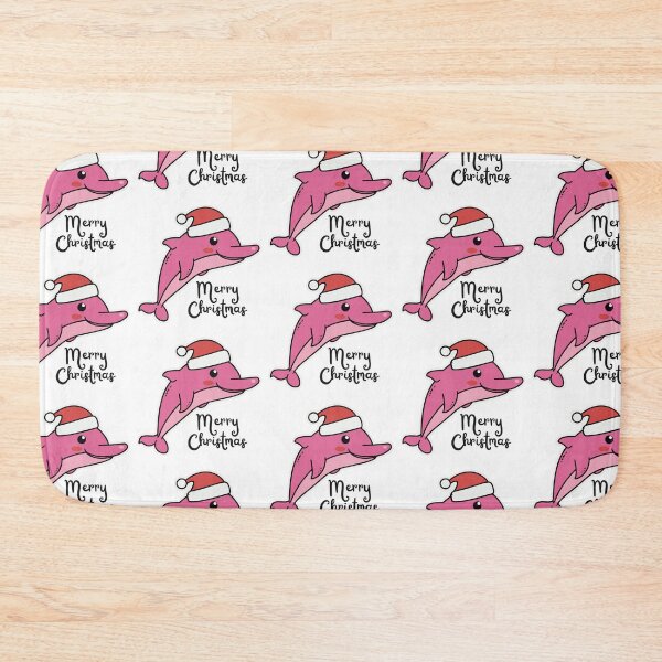 Item preview, river pink dolphin river xmas designed and sold by The  Knick Knack Nook.