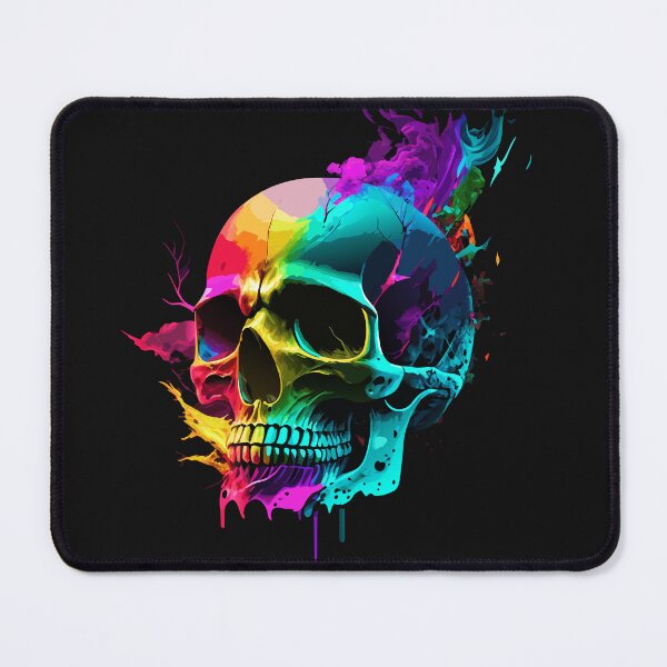 Item preview, Colorful Skull Artwork designed and sold by Ink-Elegance.