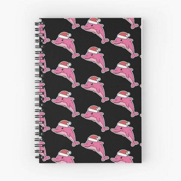 Item preview, river pink dolphin christmas designed and sold by The  Knick Knack Nook.