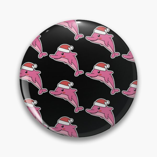 Item preview, river pink dolphin christmas designed and sold by The  Knick Knack Nook.