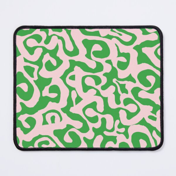Item preview, Green and Pale Pink Abstract Modern Scala Media Pattern designed and sold by kierkegaard.