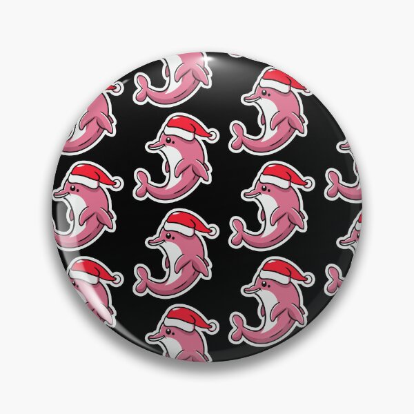 Item preview, river pink dolphin christmas designed and sold by The  Knick Knack Nook.