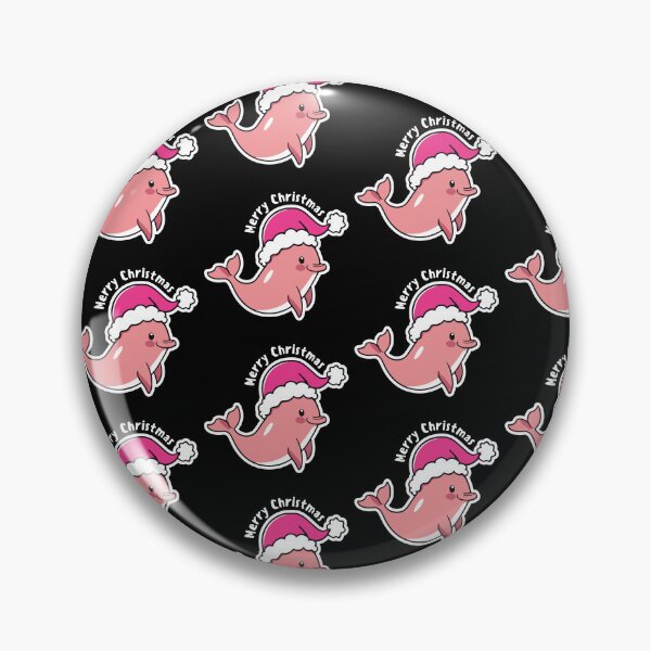 Item preview, river pink dolphin river xmas designed and sold by The  Knick Knack Nook.