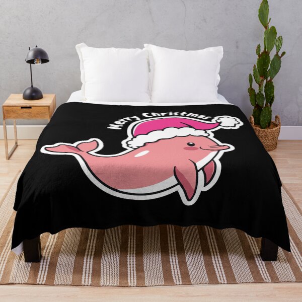 Item preview, river pink dolphin river xmas designed and sold by The  Knick Knack Nook.
