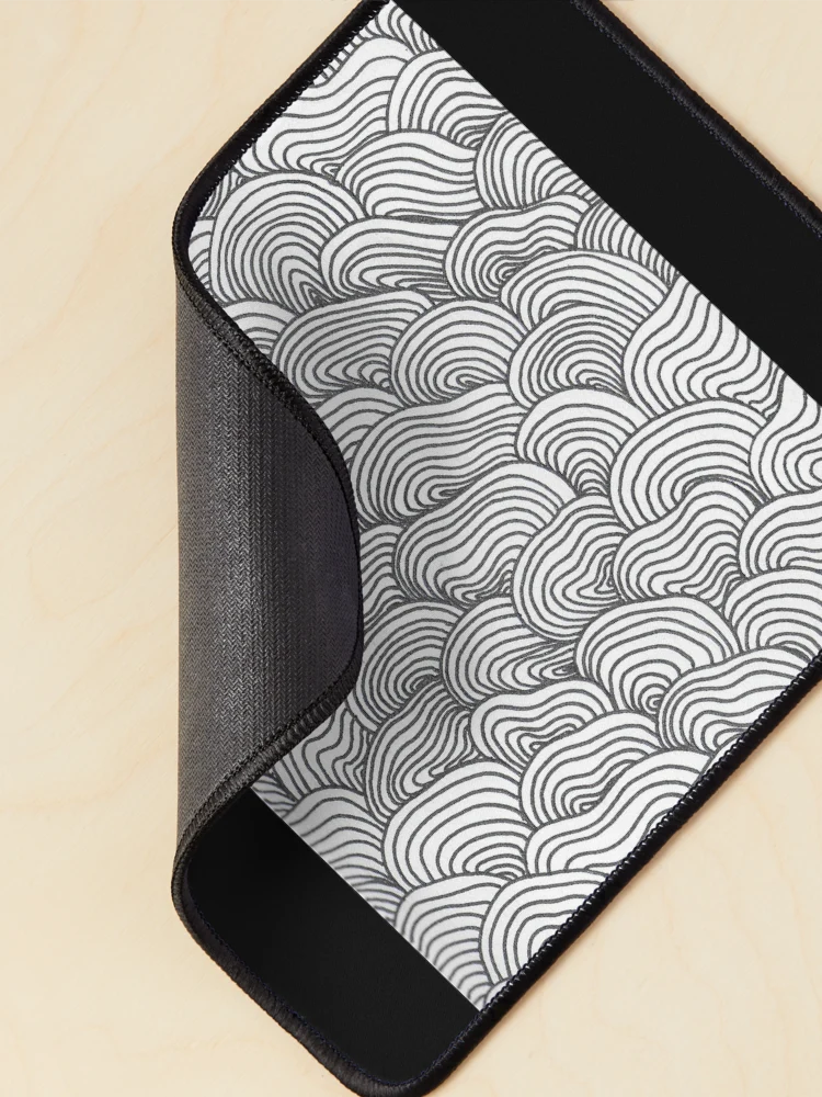 Thumbnail 2 of 5, Mouse Pad, Wave Line Pattern designed and sold by SickChickDesign.