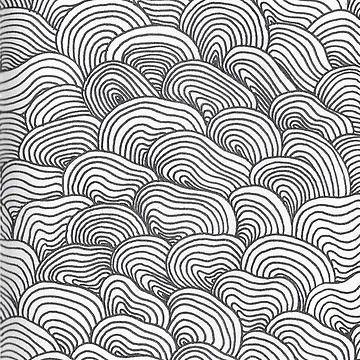 Artwork thumbnail, Wave Line Pattern by SickChickDesign