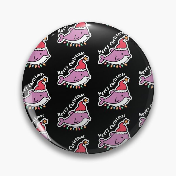 Item preview, river pink dolphin christmas designed and sold by The  Knick Knack Nook.