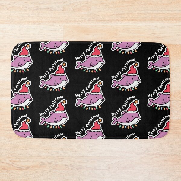 Item preview, river pink dolphin christmas designed and sold by The  Knick Knack Nook.