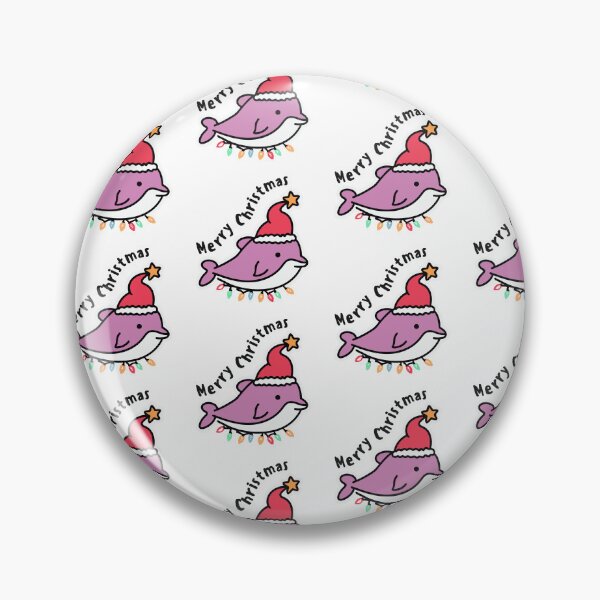 Item preview, river pink dolphin christmas designed and sold by The  Knick Knack Nook.