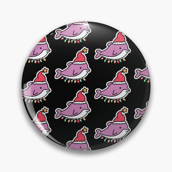 Item preview, river pink dolphin river xmas designed and sold by The  Knick Knack Nook.