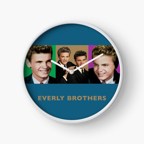 Everly Brothers - Triptych Designs Clock