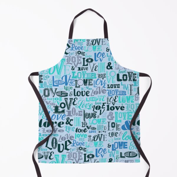 Artikelvorschau, Liebe Typografie Blau entworfen und verkauft von SpiceTree.