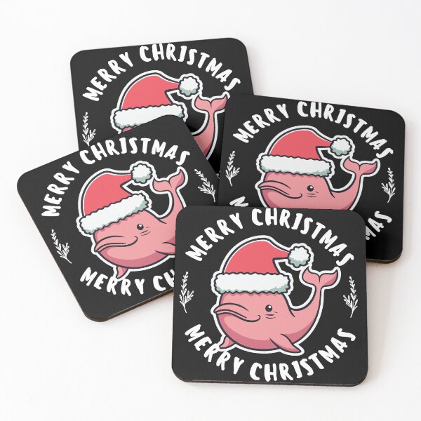 Item preview, river pink dolphin christmas designed and sold by The  Knick Knack Nook.