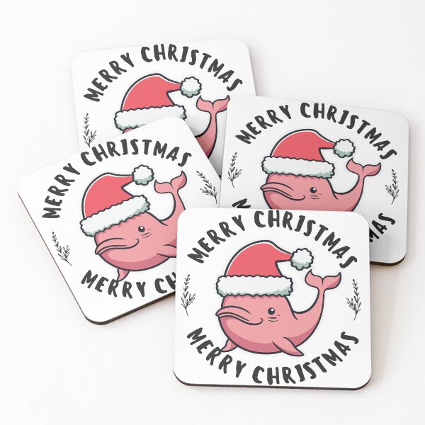 Item preview, river pink dolphin christmas designed and sold by The  Knick Knack Nook.
