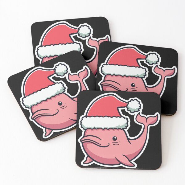 Item preview, river pink dolphin river xmas designed and sold by The  Knick Knack Nook.