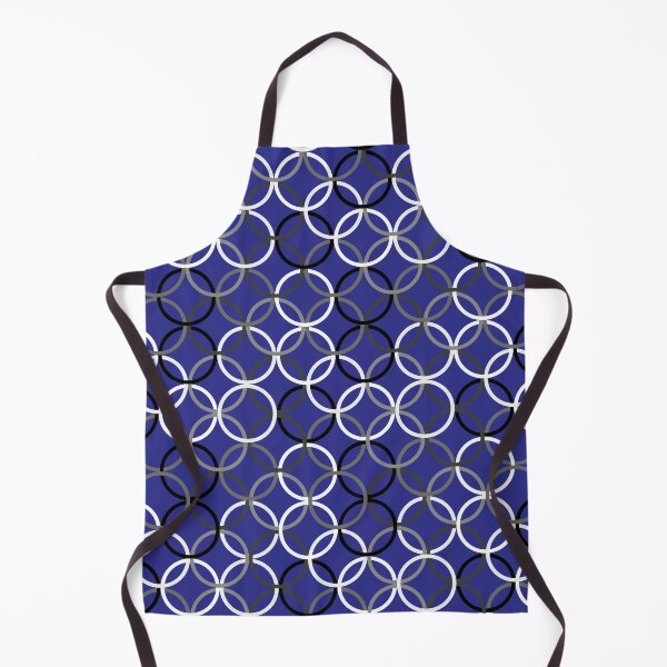 Item preview, Black and White Circlets Blue designed and sold by Bellewood222.
