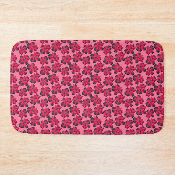 Item preview, Poinsettias on Blush Halfdrop 5748 designed and sold by Art in My Loft.