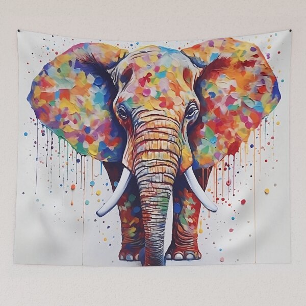 Item preview, Paint Dot Elephant (Poka dot) - Digitial Art designed and sold by SnoopyTF.