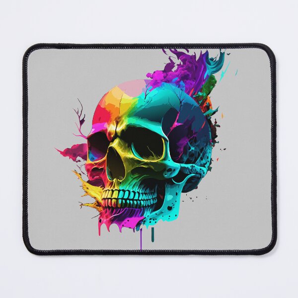 Item preview, Colorful Skull Artwork designed and sold by Ink-Elegance.