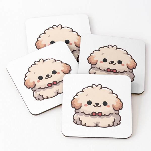 Item preview, Fluffy Pup with Bow Tie designed and sold by UmbrellaStudio1.