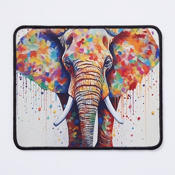 Item preview, Paint Dot Elephant (Poka dot) - Digitial Art designed and sold by SnoopyTF.