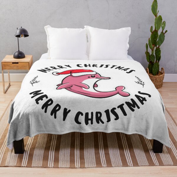 Item preview, river pink dolphin river xmas designed and sold by The  Knick Knack Nook.
