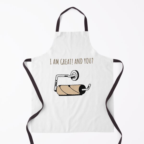 Item preview, I am great good and you dark humor self deprecating illustration toilet paper over no energy designed and sold by ArtisanTeeShop.