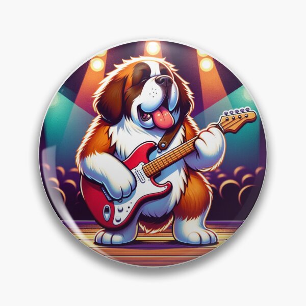Aperçu de l'œuvre Saint-Bernard à bascule créée et vendue par ZooStickerss.