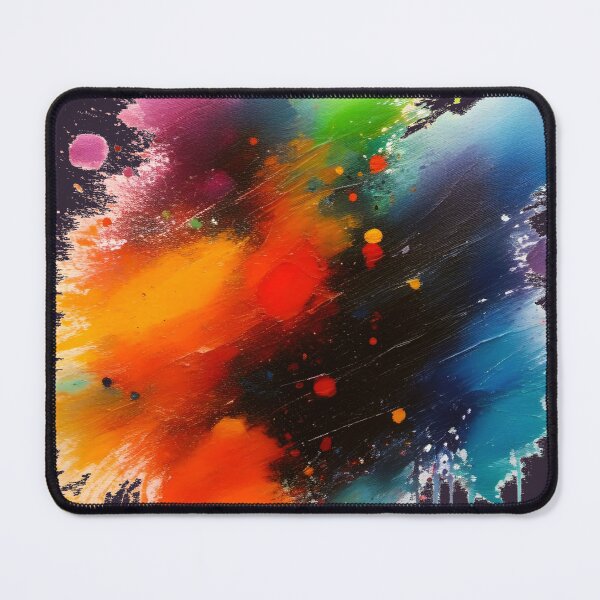 Item preview, Colorful paint splatters creating a vibrant display  designed and sold by NiRia Spot.