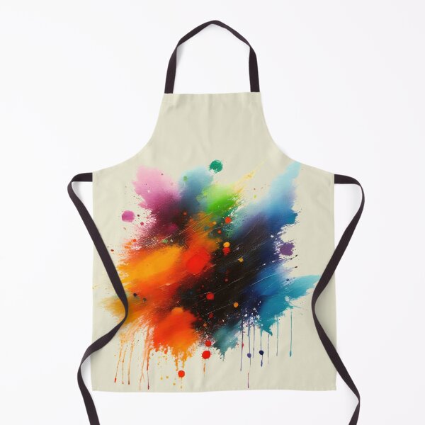 Item preview, Colorful paint splatters creating a vibrant display designed and sold by NiRia Spot.