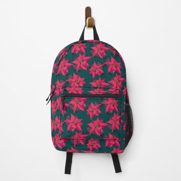 Item preview, Poinsettias on Evergreen Halfdrop 5748 designed and sold by Art in My Loft.