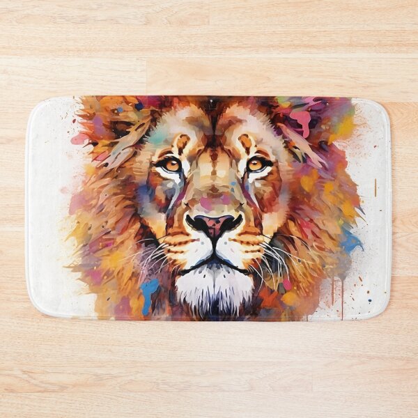 Item preview, Paint Splatter Lion - Digital Art designed and sold by SnoopyTF.