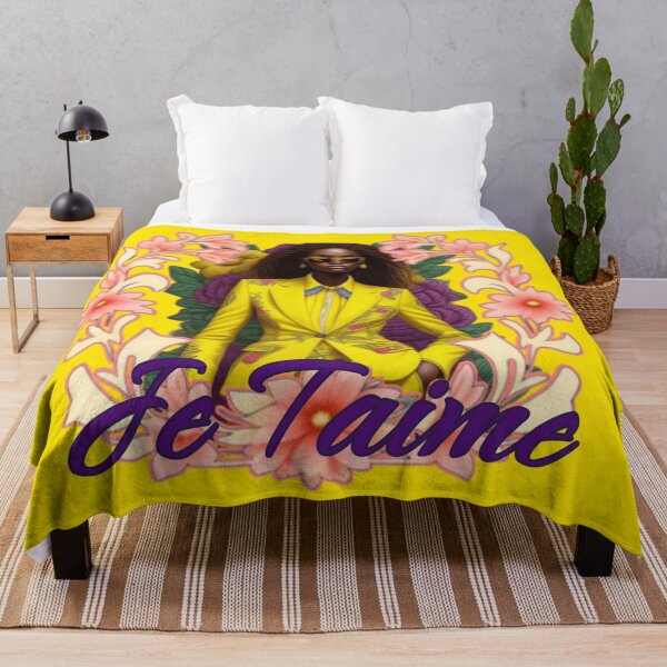 Item preview, Je taime bright yellow fashion floral  designed and sold by Roxburylane.