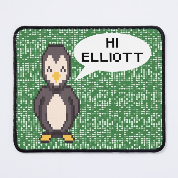 Item preview, Hi Elliott - Penguin  designed and sold by Stupid Rain Designs.
