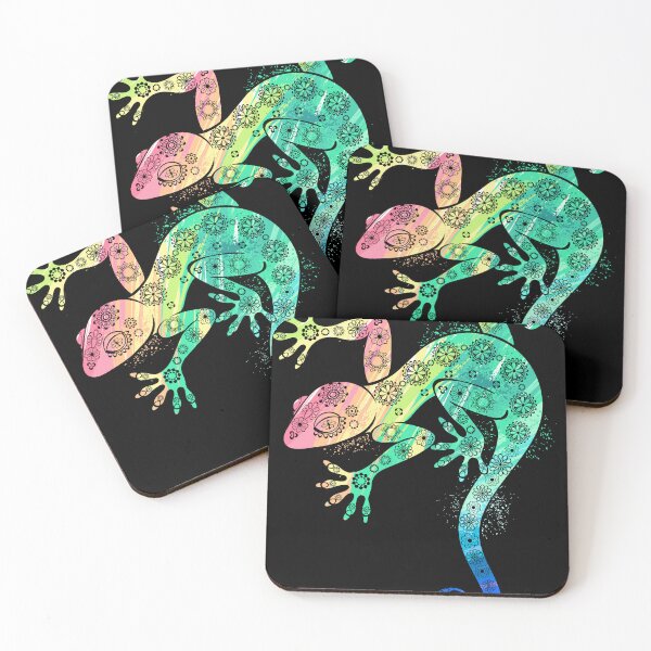 Item preview, Rainbow Gecko designed and sold by NomadaArtshop.