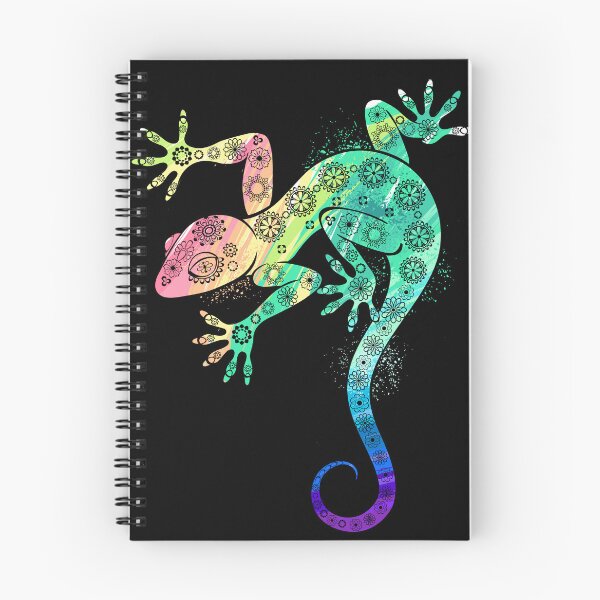 Item preview, Rainbow Gecko designed and sold by NomadaArtshop.