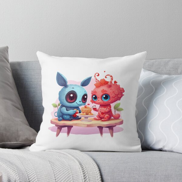 Item preview, cute monsters eating desserts designed and sold by supersanko.