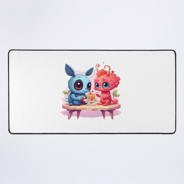 Item preview, cute monsters eating desserts designed and sold by supersanko.