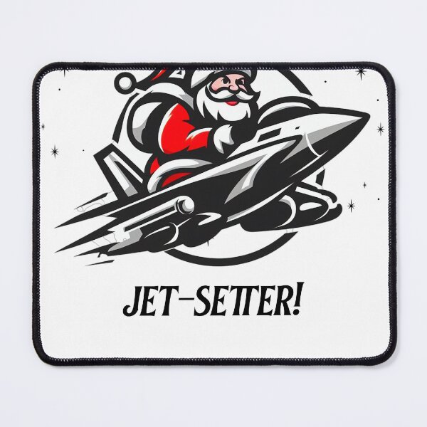 Item preview, Santa On A Jet: jet-setter! designed and sold by GB-Colorado.