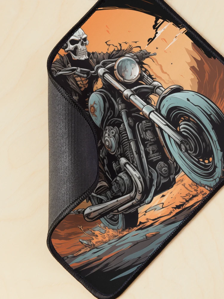 Thumbnail 2 of 5, Mouse Pad, Skeleton Rider designed and sold by Rusty-Angel.