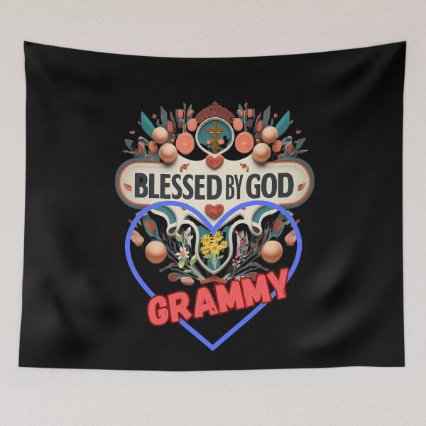 Item preview, BLESSED BY GOD GRAMMY designed and sold by carlos crane.