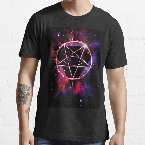 Space Demon 2049 - Evil Synthwave Sigil Essential T-Shirt
